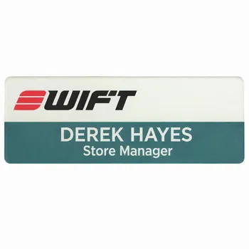 Acrylic Name Badges - Custom Hats Now