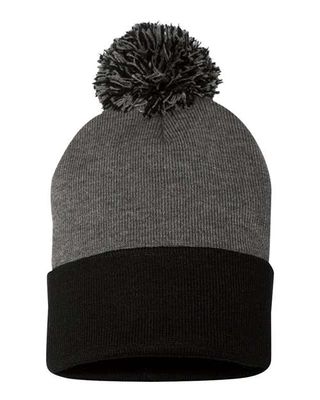 Dark Heather Grey/ Black Dark Heather Grey/ Black - Custom Hats Now