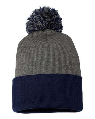 Dark Heather Grey/ Navy Dark Heather Grey/ Navy - Custom Hats Now
