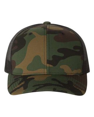 GREEN CAMO/BLACK GREEN CAMO/BLACK - Custom Hats Now