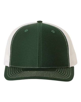 Dark Green/ White Dark Green/ White - Custom Hats Now