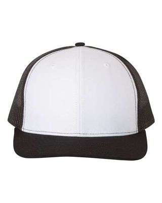 White/ Black White/ Black - Custom Hats Now