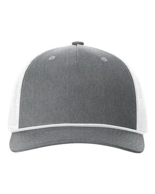 HEATHER GRAY / WHITE - Custom Hats Now