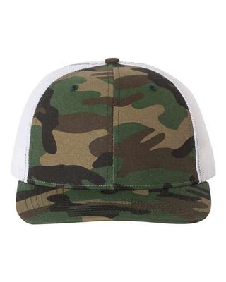 Army Camo/ White Army Camo/ White - Custom Hats Now