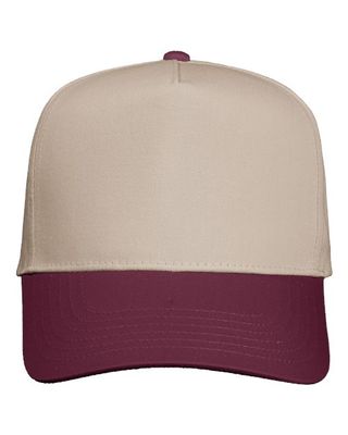 Khaki/ Maroon Khaki/ Maroon - Custom Hats Now