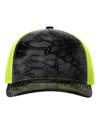 Kryptek Typhon/ Neon Yellow Kryptek Typhon/ Neon Yellow - Custom Hats Now