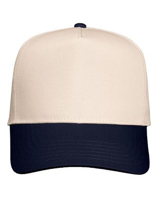 Natural/ Navy Natural/ Navy - Custom Hats Now
