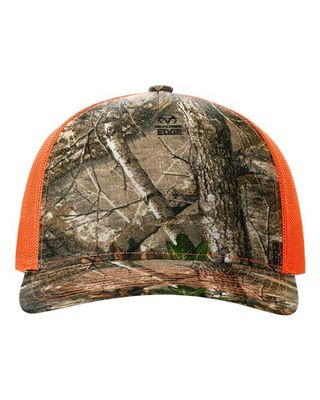 Realtree Edge/ Neon Orange Realtree Edge/ Neon Orange - Custom Hats Now