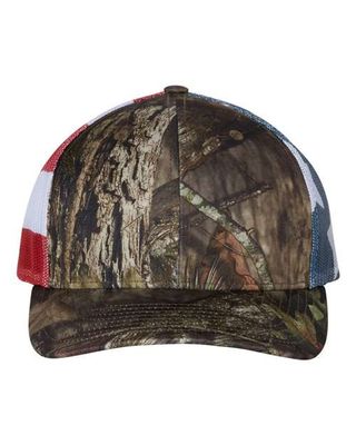 Mossy Oak Break-Up Country/ Stars & Stripes Mossy Oak Break-Up Country/ Stars & Stripes - Custom Hats Now