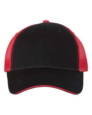 Black-Red Black-Red - Custom Hats Now