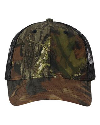 Mossy Oak Breakup/ Black Mesh Mossy Oak Breakup/ Black Mesh - Custom Hats Now