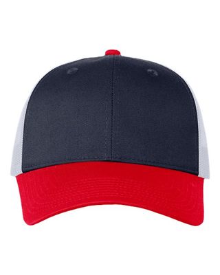 NAVY/WHITE/RED NAVY/WHITE/RED - Custom Hats Now