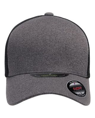 Melange Heather/ Black Melange Heather/ Black - Custom Hats Now