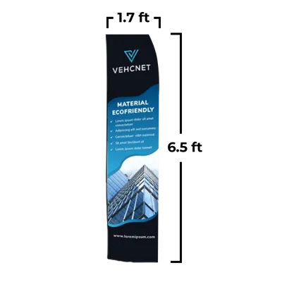 1.7 ft x 6.5 ft - Custom Hats Now