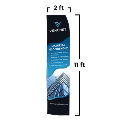 2 ft x 11 ft - Custom Hats Now