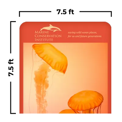 7.5 x 7.5 ft - Custom Hats Now