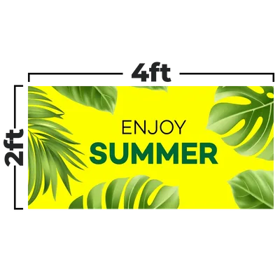 4 x 2 ft - Custom Hats Now