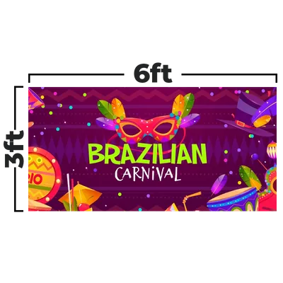 6 x 3 ft - Custom Hats Now