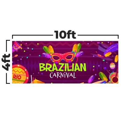 10 x 4 ft - Custom Hats Now