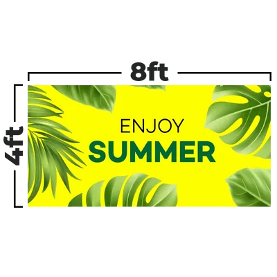 8 x 4 ft - Custom Hats Now