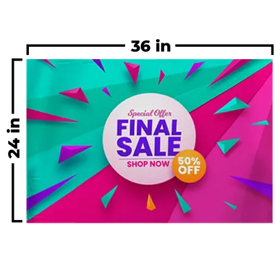 36 x 24 in 36 x 24 in - Custom Hats Now