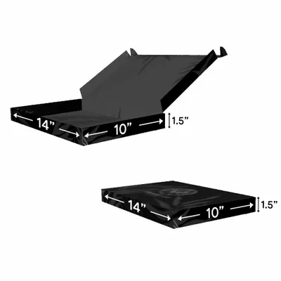 14 in x 10 in x 1.5 in 14 in x 10 in x 1.5 in
