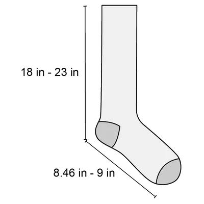 Men_Embroidery + Pure Cotton Knee High Men_Embroidery + Pure Cotton Knee High - Custom Hats Now