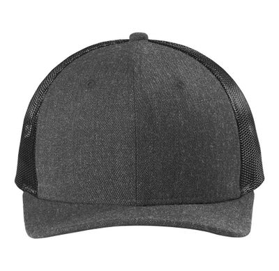 Heather Graphite/ Black Heather Graphite/ Black - Custom Hats Now