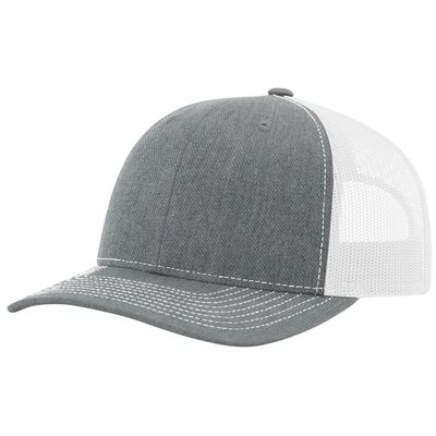 HEATHER GRAY / WHITE HEATHER GRAY / WHITE - Custom Hats Now