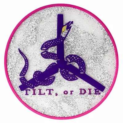 Silver Glitter PVC - Custom Hats Now