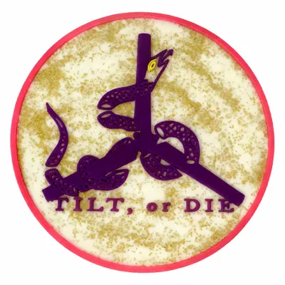 Gold Glitter PVC - Custom Hats Now