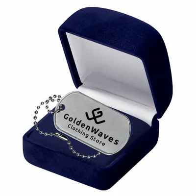 Blue Velvet Box - Custom Hats Now