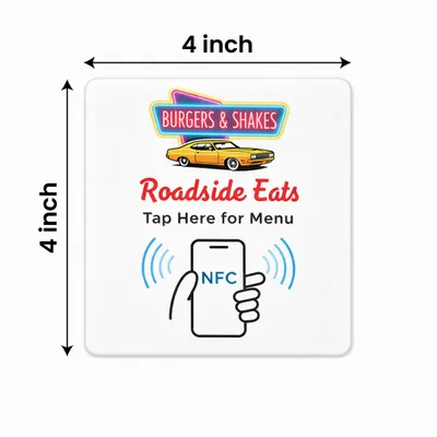 4 x 4 in - Custom Hats Now