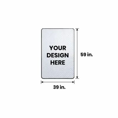 39in x 59in - Custom Hats Now