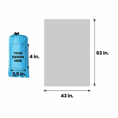 43in x 63in - Custom Hats Now