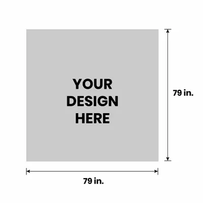 79in x 79in - Custom Hats Now