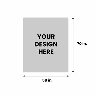 58in x 70in - Custom Hats Now