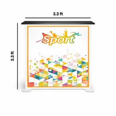 3.3 x 3.3 ft - Custom Hats Now