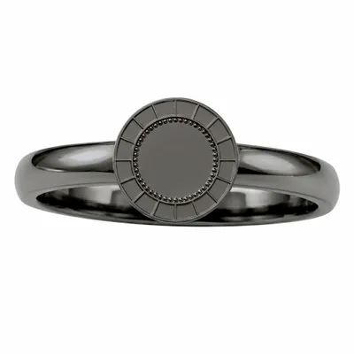 Glossy Black Nickel Plating - Custom Hats Now