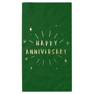 Custom Foil Stamped Towel Napkin - Custom Hats Now