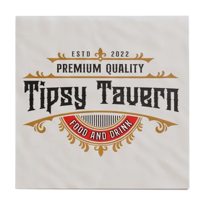 Premium Linen-Like Beverage Napkins - Custom Hats Now
