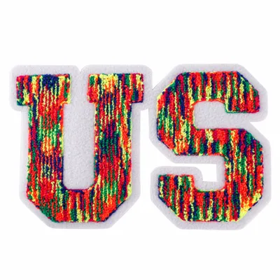 Multi Color Chenille Patch - Tote Bags Now