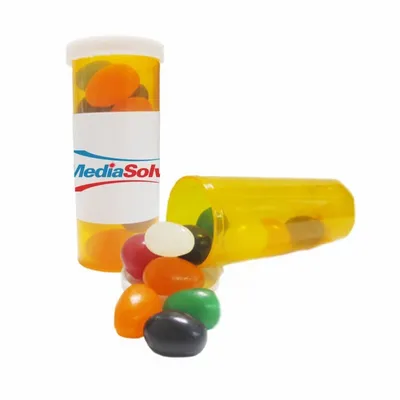 Small Promo Pill Bottles-Jelly Beans - Custom Hats Now