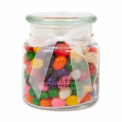 22oz. Glass Jar - Jelly Beans - Custom Hats Now