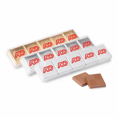 Ten Piece Chocolate Foiled Square Acetate - Custom Hats Now