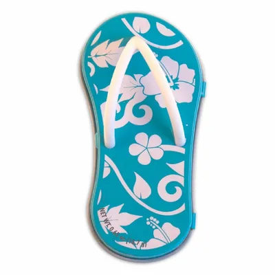 Hibiscus Blue Flip Flop Mint Tin - Custom Hats Now