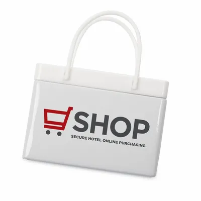White Shopping Bag Tin - Tote Bags Now