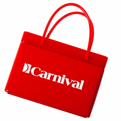 Red Shopping Bag Tin - Tote Bags Now