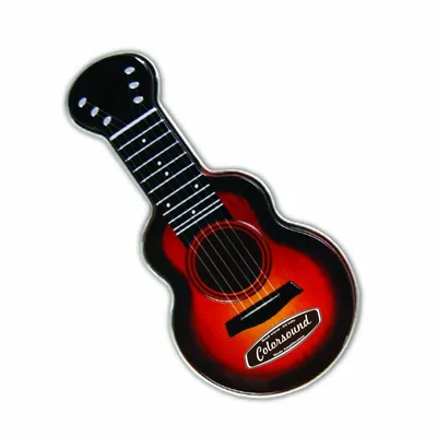 Red Acoustic Guitar Shaped Mint Tin - Custom Hats Now