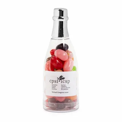 Champagne Bottle with Jelly Belly - Custom Hats Now